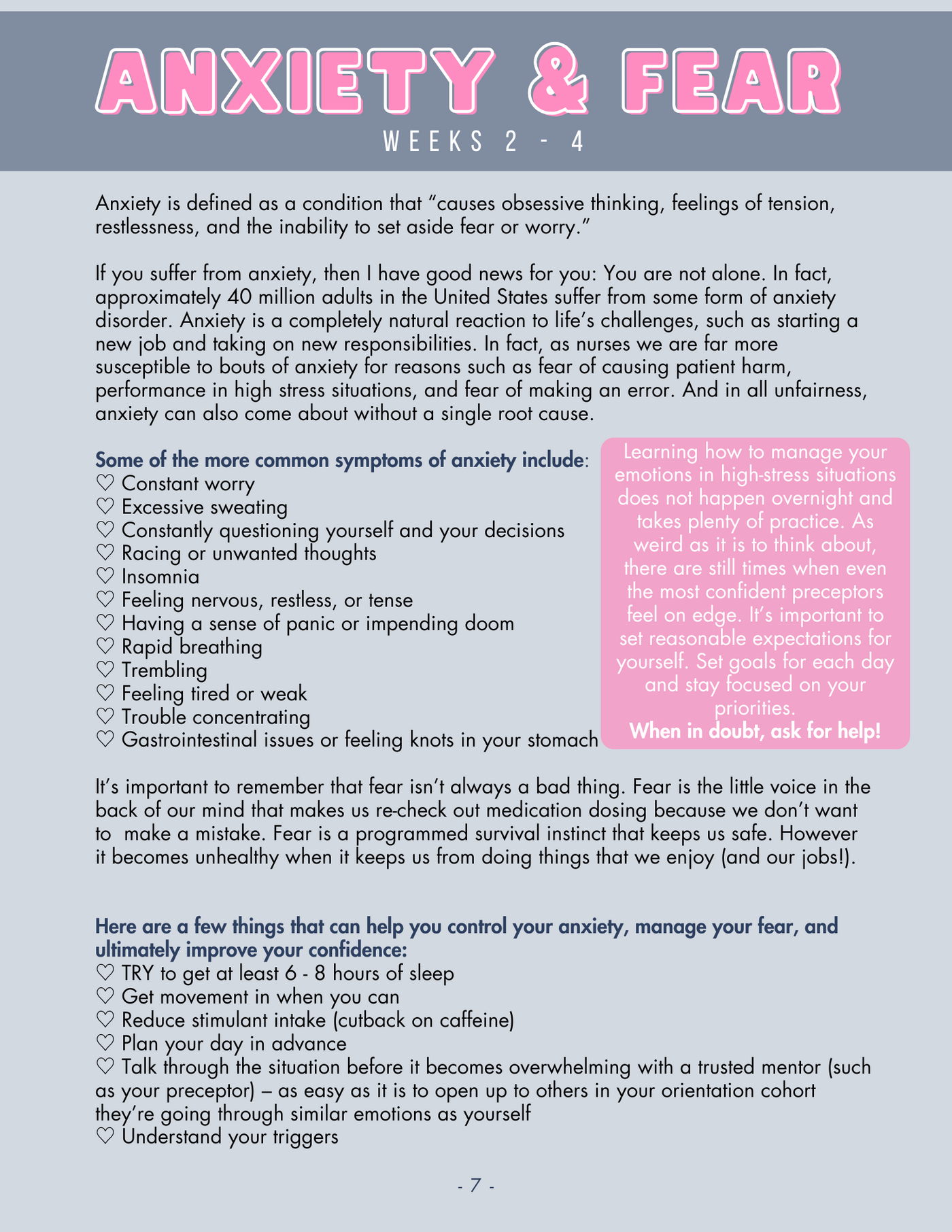 NICUity's New Nurse Journal