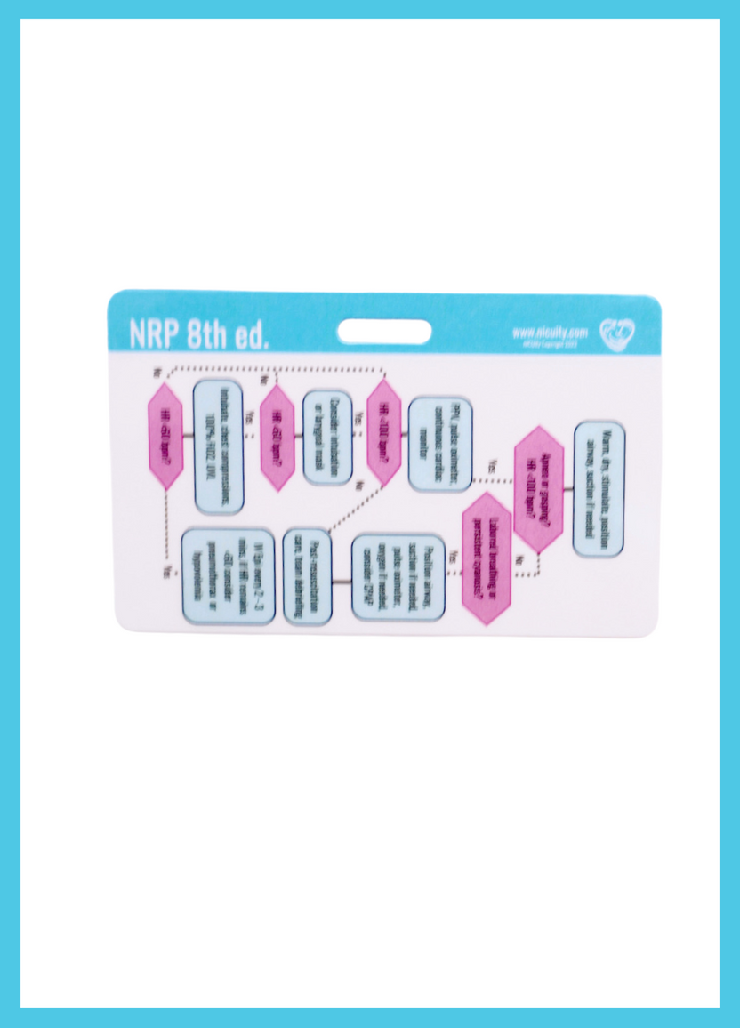 Nrp Provider NRP 8th ed. Badge Reference Card · NICUity
