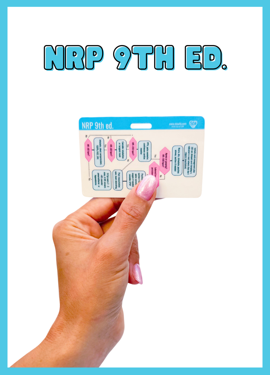 NRP 9th ed. Badge Reference Card