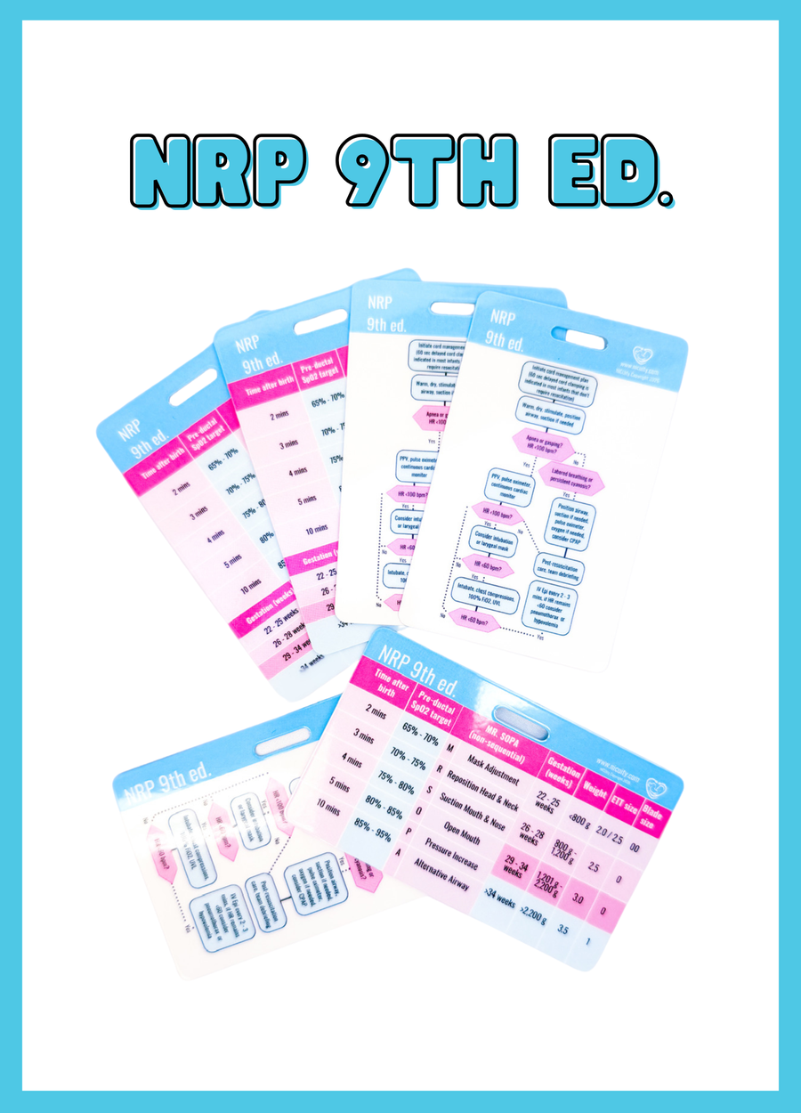 NRP 9th ed. Badge Reference Card