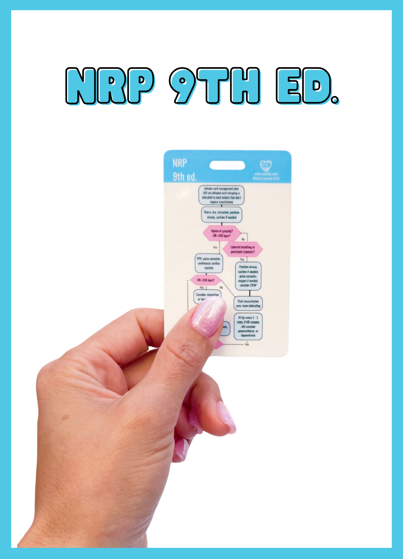NRP 9th ed. Badge Reference Card