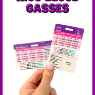 NICU Blood Gasses & Compensation Badge Reference Card
